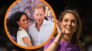 Księżna Kate wraca do obowiązków. W tym czasie Meghan i Harry świetnie się bawią