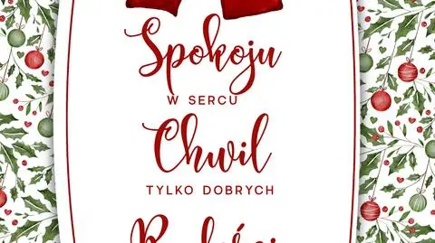 Pobierz kartkę świąteczną z kokardą