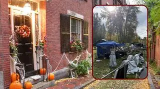 Na uczestników jarmarku halloweenowego spadło drzewo. Nie żyje jedna osoba