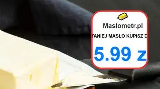 Gdzie najtaniej kupisz dziś masło? "Masłometr" wskaże ci najlepszą ofertę 