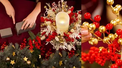 Stroik świąteczny DIY ze świecą. Jak go wykonać?