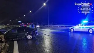 Tragiczny wypadek na A4. Nie żyje 19-latek, a jego jest ciężko ranny