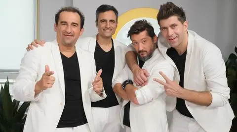 Michał Koterski, Krzysztof Wieszczek, Piotr Borowski i Wojciech Brzeziński