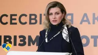 Ołena Zełenska wspiera walczące Ukrainki. "Nasz obecny opór ma szczególnie kobiecą twarz"