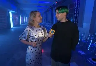 Znany raper zaskoczył naszą dziennikarkę na koniec wywiadu. Co zrobił?