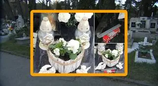 Okradziono grób dziecka w Ostrowie 