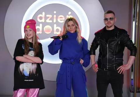 Koti Dykiel na scenie Dzień Dobry TVN