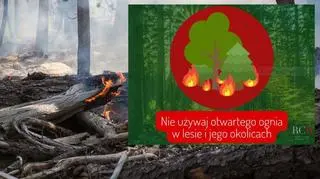 Wzrosło zagrożenie pożarowe. RCB apeluje: "Zachowaj szczególną ostrożność!"
