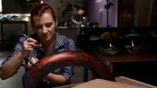 Malują motocykle aerografem
