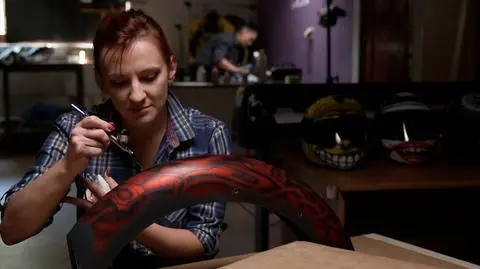 Malują motocykle aerografem