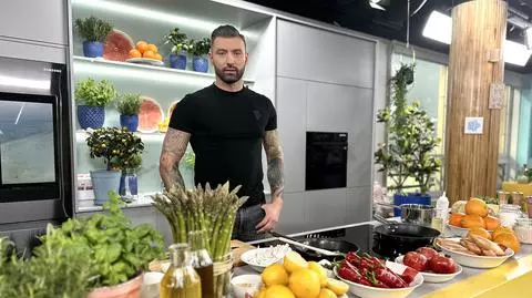 Filip Cwojdziński w kuchni Dzień Dobry TVN