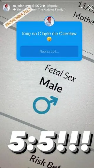 Michał Wiśniewski poznał płeć dziecka