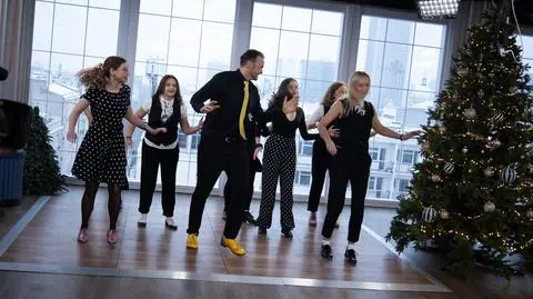 Pokaz stepowania w Dzień Dobry TVN