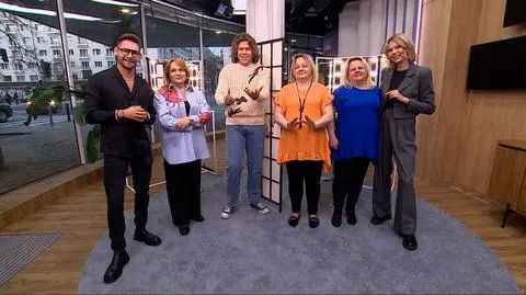 Agnieszka Kuszewska i Ewa Rogalska, Piotr Wojtasik oraz styliści