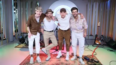 Maks Łapiński z zespołem 