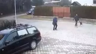 Mężczyzna atakuje na chodniku ludzi przechodzących z psami. "Coś mu się zepsuło w głowie"