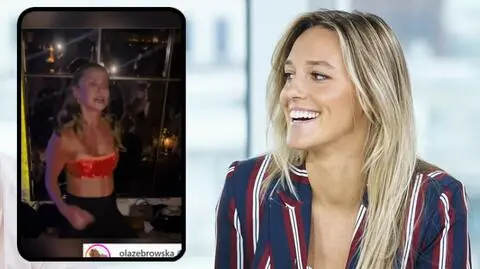 Aleksandra Żebrowska parodiuje Annę Lewandowską
