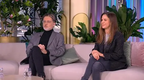 Michał Rusinek i Natalia Lesz