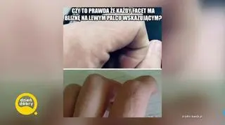 Czy każdy ma bliznę na lewym palcu? 