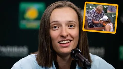 Iga Świątek rozemocjonowała świat jednym gestem 
