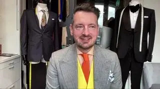 Polak szyje garnitury w Anglii dla gwiazd 