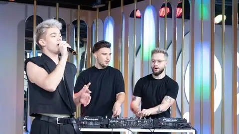 Mike&amp;Laurent i Kuba Szmajkowski w "Randez Vous" na scenie Dzień Dobry TVN