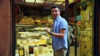Michał Cessanis w Bolonii - kulinarnej stolicy Włoch. To tam można rozsmakować się w królu wszystkich serów