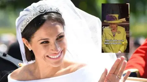 Jak królowa Elżbieta II zareagowała na suknię ślubną Meghan Markle?