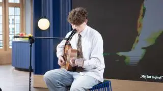 "Mój kot zaginął". Dawid Tyszkowski z debiutanckim albumem na scenie Dzień Dobry TVN