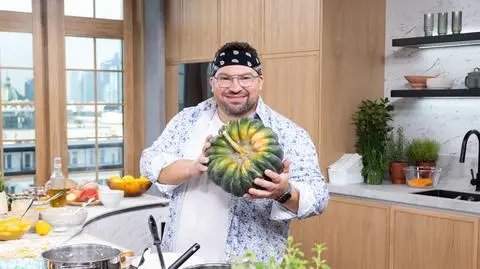 Szymon Czerwiński w kuchni Dzień Dobry TVN