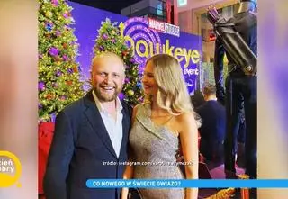 Piotr Adamczyk i Karolina Szymczak na premierze "Hawkeye
