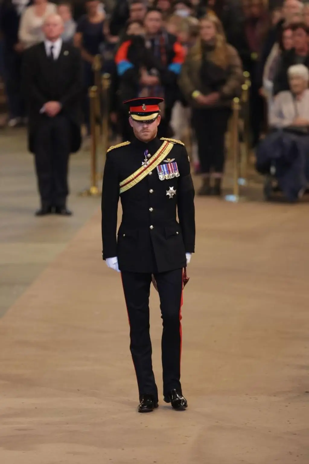 Książę Harry w Westminster Hall