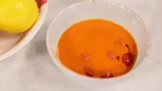 Zupa pomidorowa z całymi pomidorkami cherry