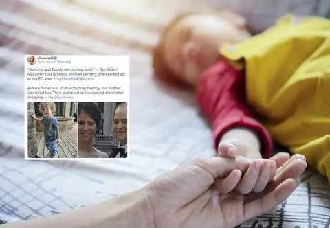 2-latek stracił rodziców w strzelaninie. Świadkowie opisali jego reakcje