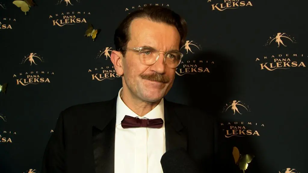 Tomasz Kot na premierze "Akademii Pana Kleksa"