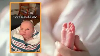 Kobieta bała się, że jej córeczka będzie brzydka. Pokazała nagranie po jakimś czasie
