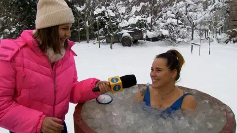 Mistrzyni Polski w morsowaniu przystąpi do bicia rekord Guinnessa. "Będę po szyję zasypana lodem"