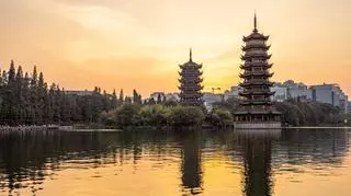 wieże w Guilin