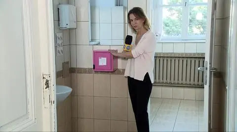 skrzynki ze środkami higienicznymi 
