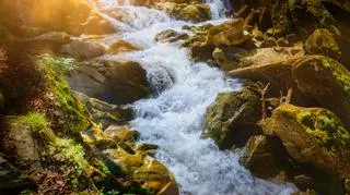 Wodospad Szepit na potoku Hylaty