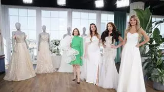 Trendy ślubne 2024, w tym suknia 3D i zaskakujące dodatki. "Kiedyś perły przynosiły pecha"