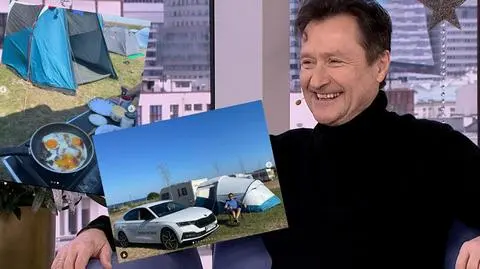 Jacek Kawalec na wakacjach 