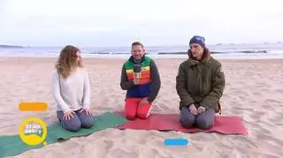 Gdy nam się zdarzy, joga na plaży 