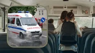 Kierowca zasłabł wioząc grupę uczniów. Nauczycielki ruszyły do akcji. "To obowiązek ratować życie"