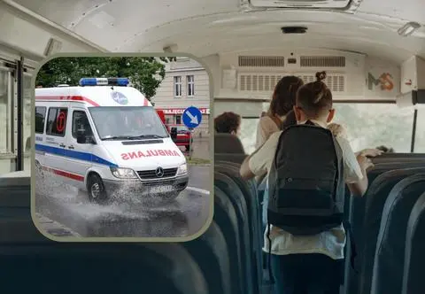 Kierowca zasłabł wioząc grupę uczniów. Nauczycielki ruszyły do akcji. "To obowiązek ratować życie"