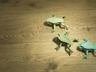 Jak zrobić żabę origami? 