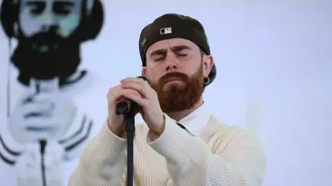 Sam Tompkins na scenie Dzień Dobry TVN