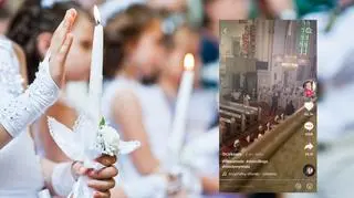 Dzieci podczas komunii wykonały przebój disco polo