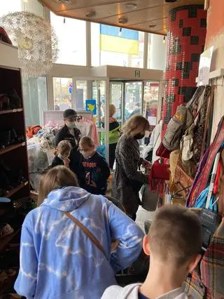 Sklep dla uchodźców w Warszawie