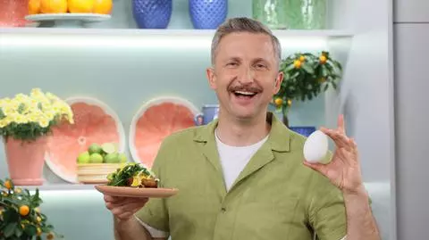 Piotr Kucharski w kuchni Dzień Dobry TVN